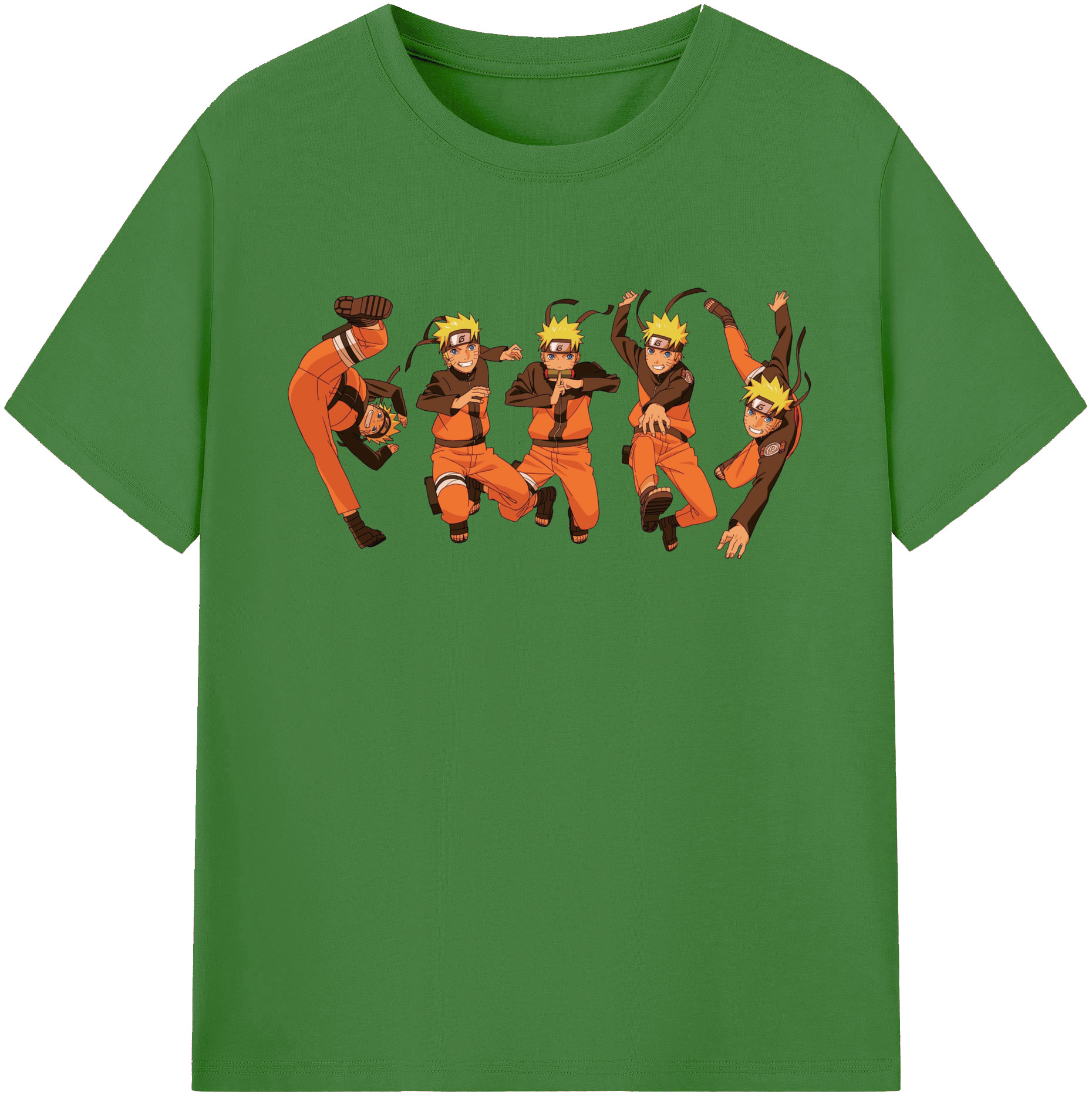 （画像用） NARUTO -ナルト- うずまき ナルト Uzumaki Naruto レディースカジュアルプリントTシャツ（綿100％）